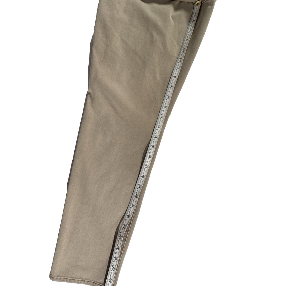 NYDJ Jeans Womens 10  Lift Tuck Tech Mid-Rise Straight Leg Tan Stretch Slimming‎ - Picture 13 of 14